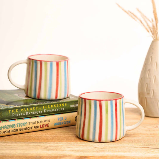Colors of Joy - Carved Stripes Mug