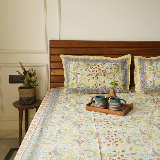 Prakash - Flat/Fitted Bedsheet (90x108 Inches)