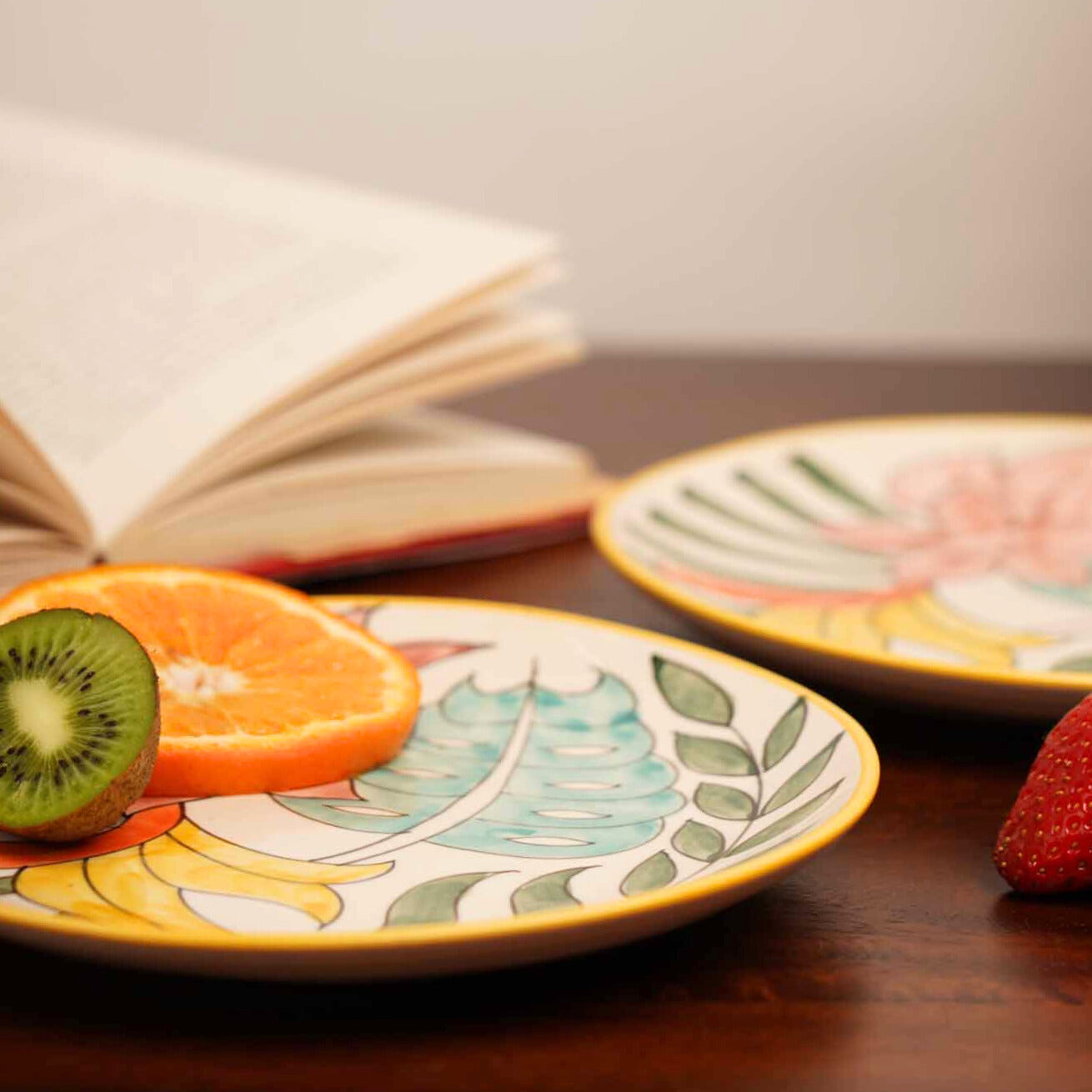 Spring Shades II Snack Plates - Set of 2 & 6