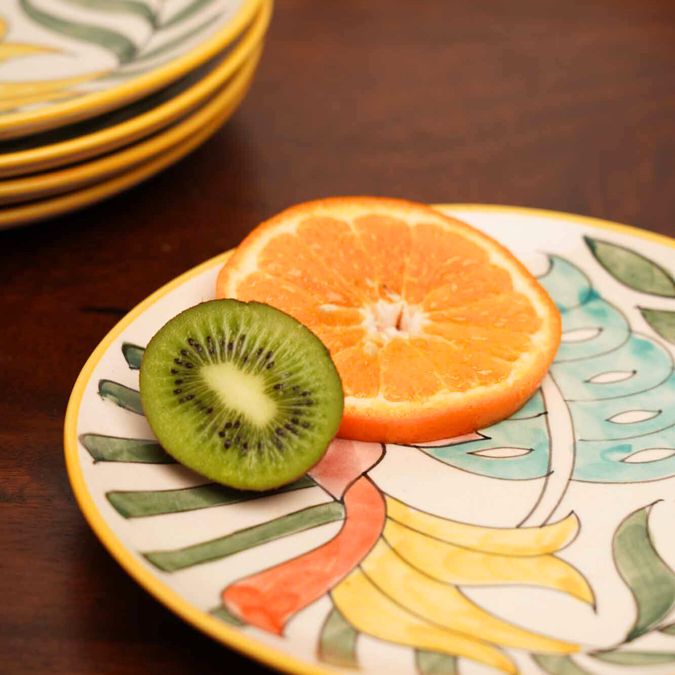 Spring Shades II Snack Plates - Set of 2 & 6