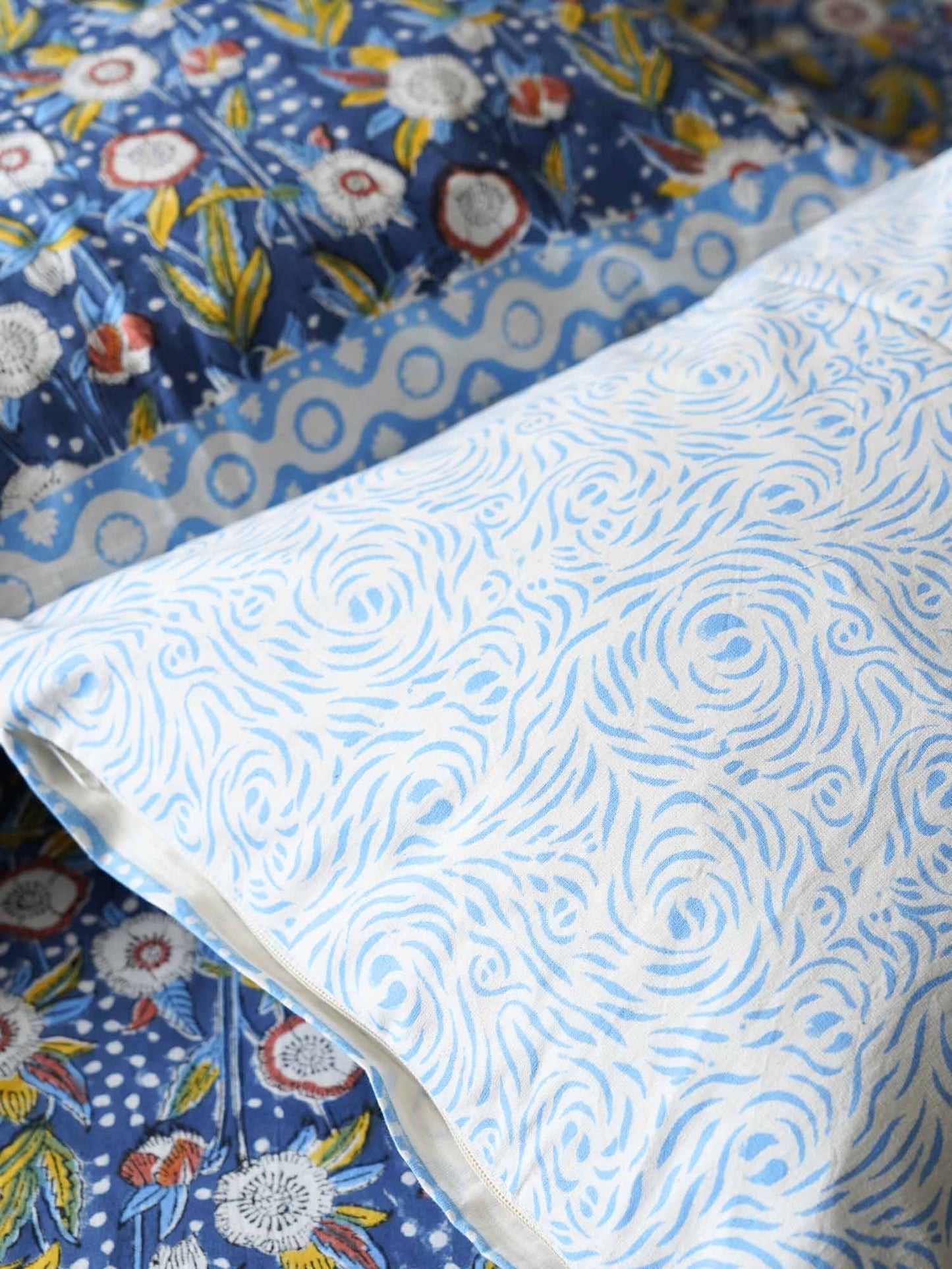 Starry Night - Handblock Bedsheet (100x108 Inches)