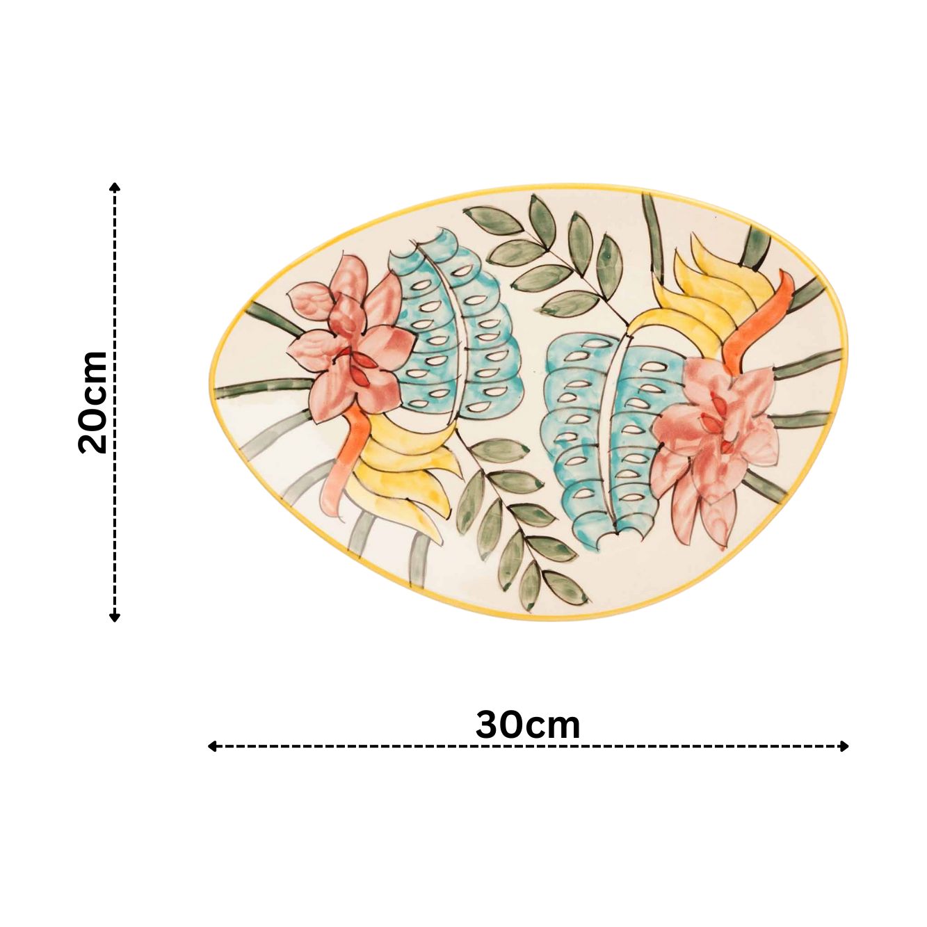 Spring Shades II Amoeba Platter