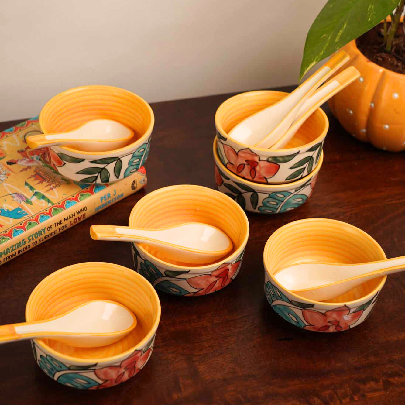 Spring Shades II Soup Bowls - Set of 2 & 6