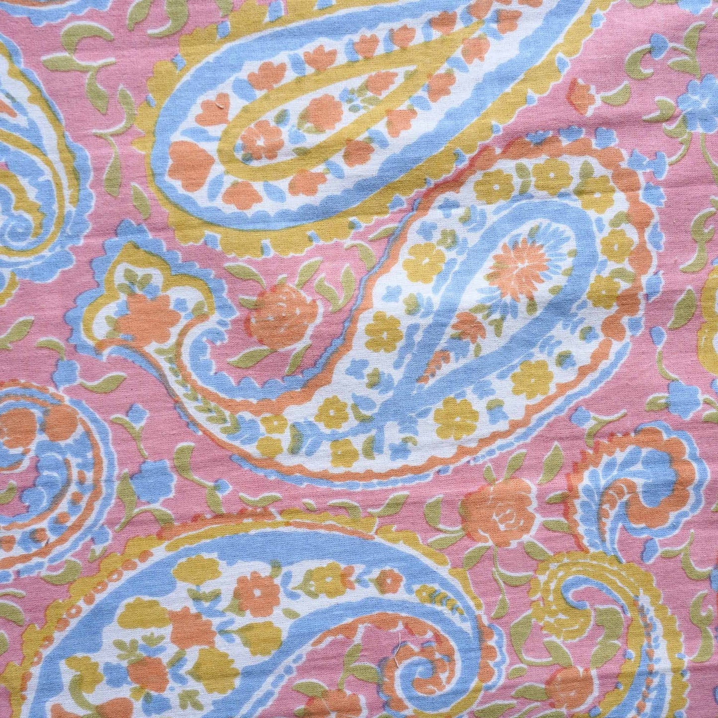 Pestle paisley Single bed bedsheet (60x90)