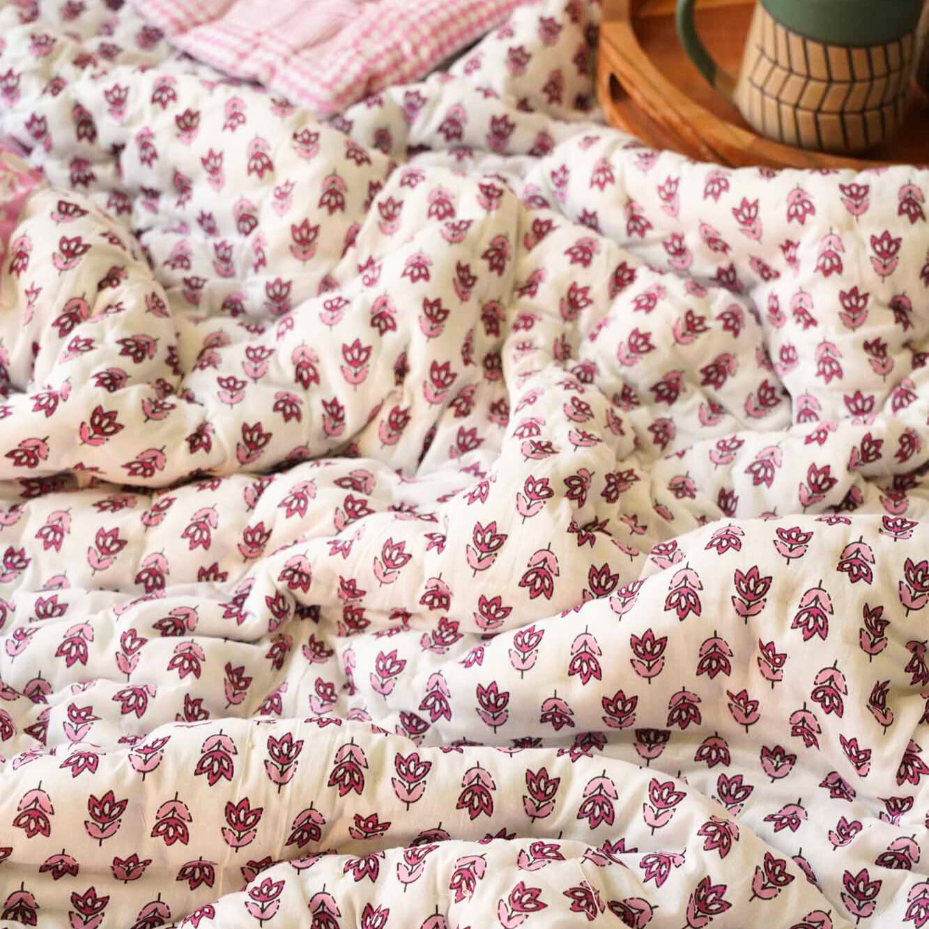 Orchid Pink - Single Bed Razai/ Comforter