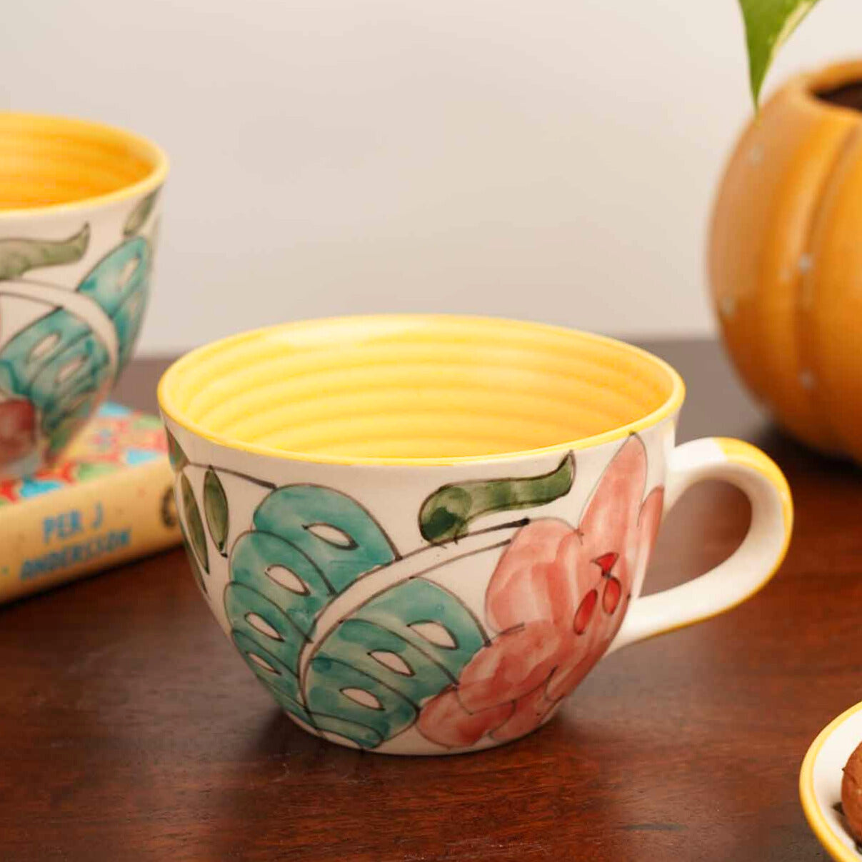 Spring Shades II Comfort Mug Bowls - Set of 2