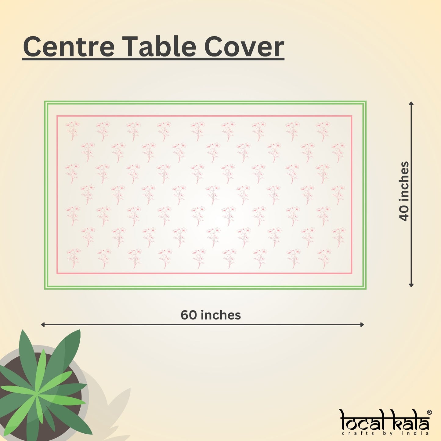 Mallika -center table cover