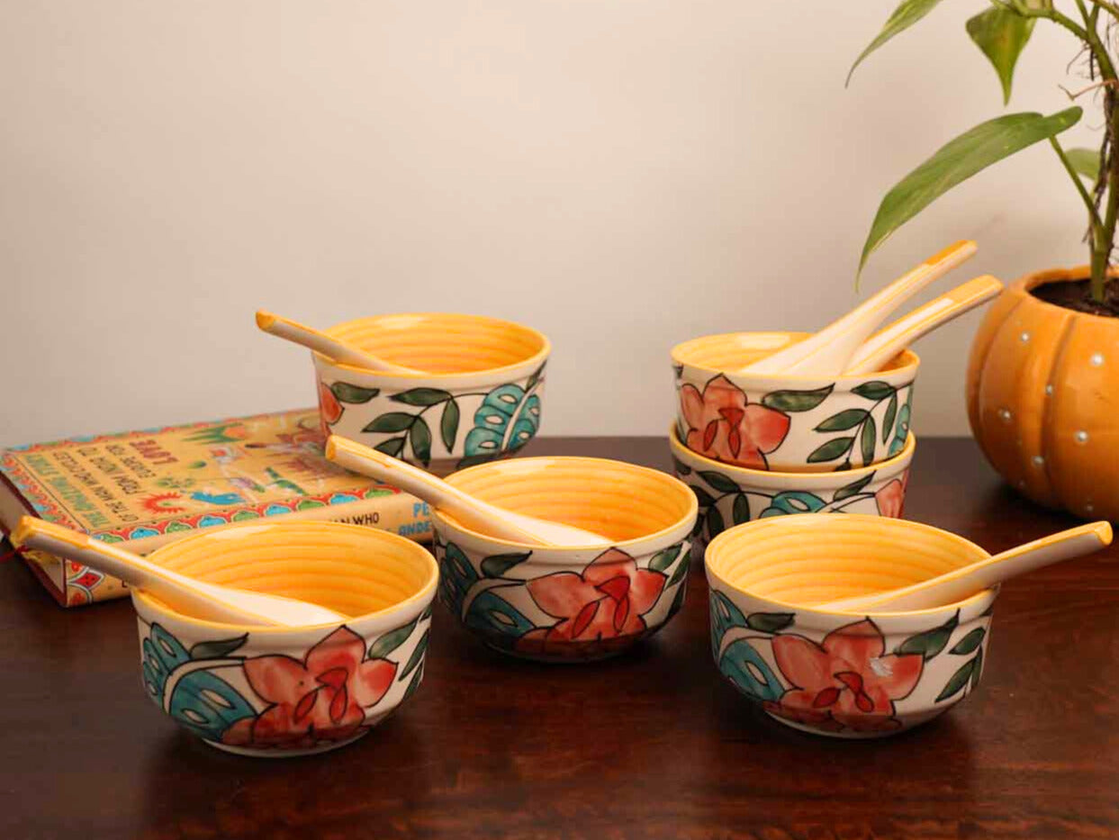 Spring Shades II Soup Bowls - Set of 2 & 6