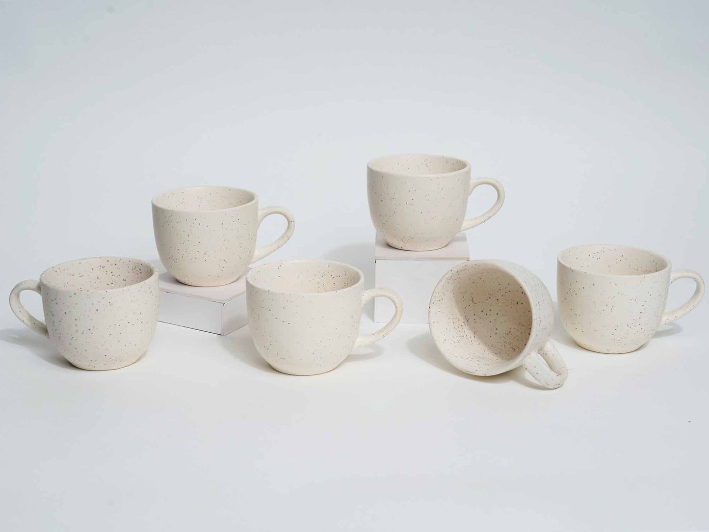 Ivory Tea Cups - Set of 2 and set of 6