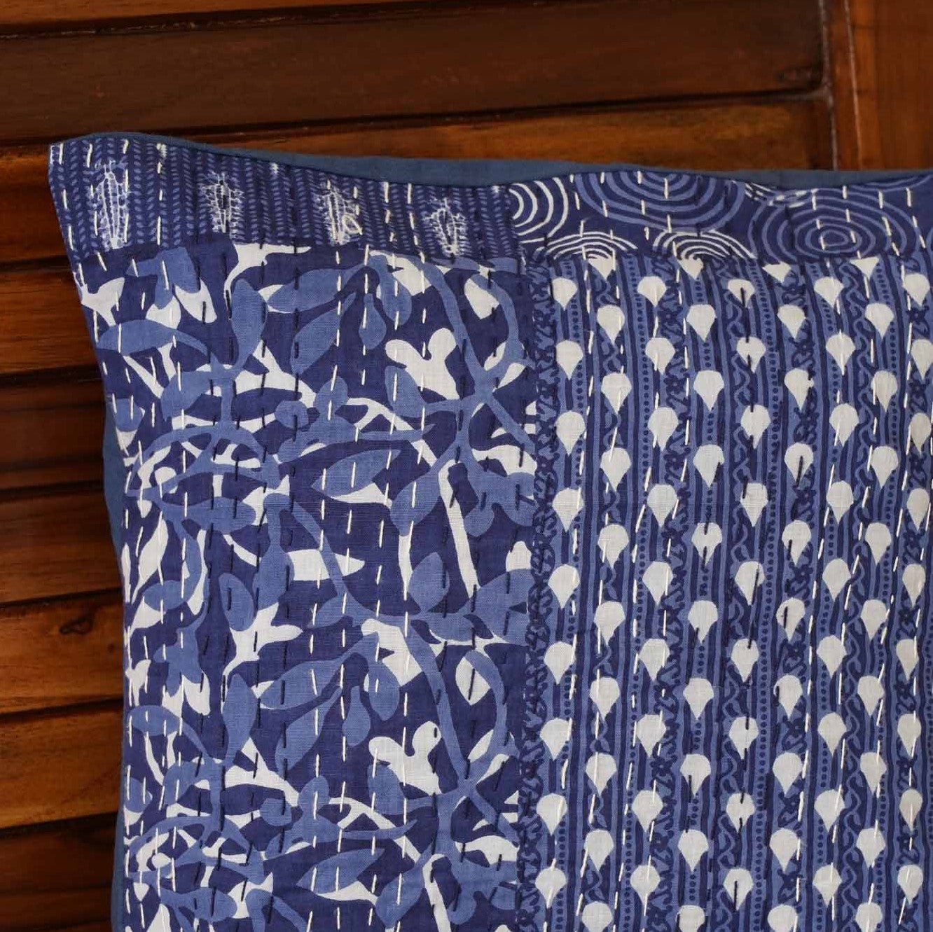 Indigo – Kantha Cushion Cover