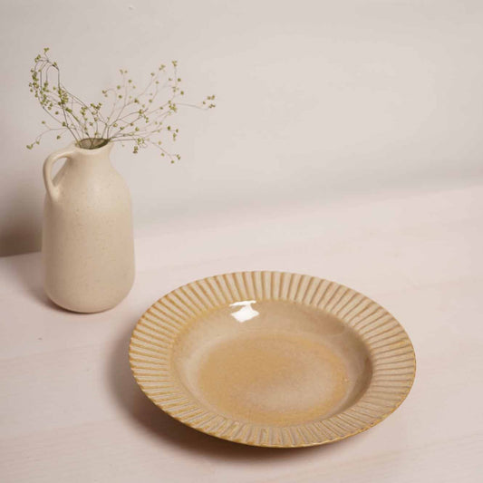 Mustard Pasta Plates - Large - Set of 2